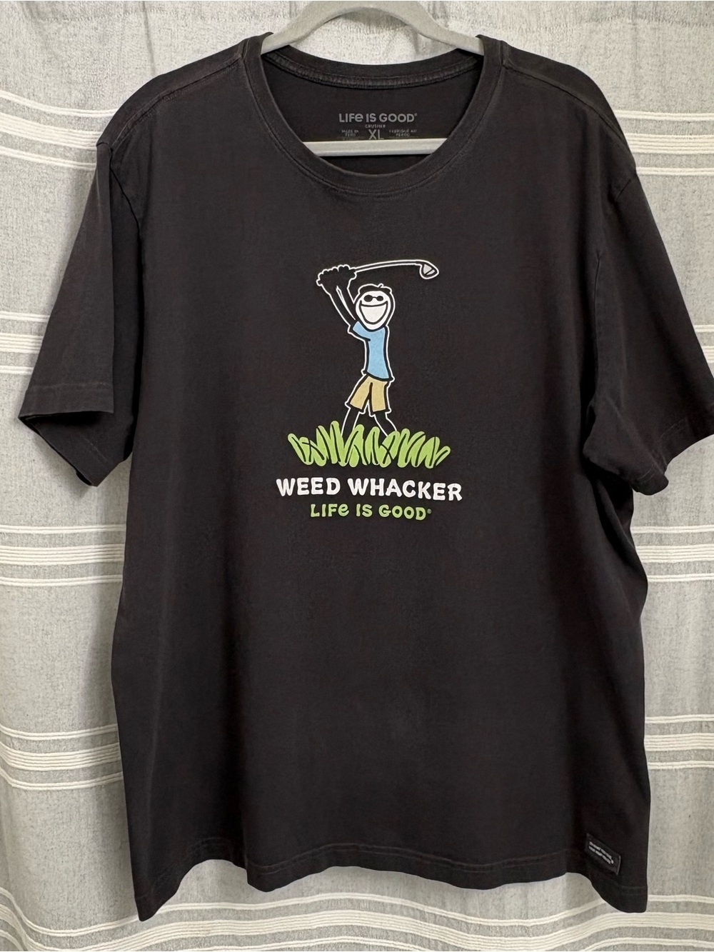 Life is Good Men's "Weed Whacker" Golf Crusher Tee Size XL